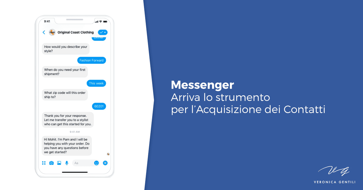 messenger-acquisizione-contatti