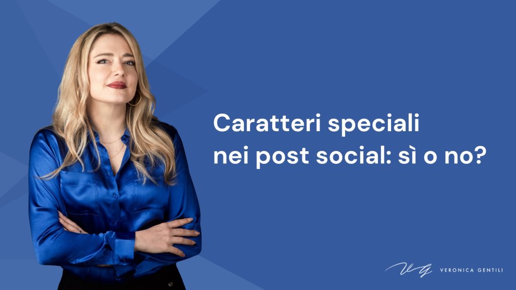 caratteri speciali social
