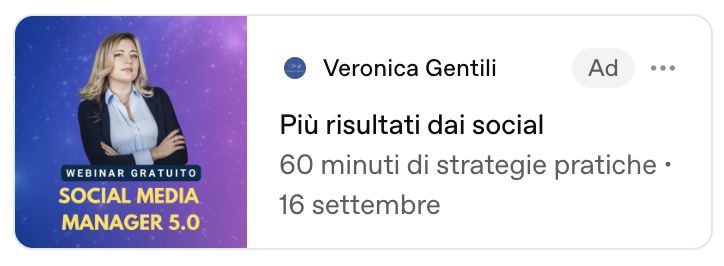 esempio reale di ChatGPT Ads